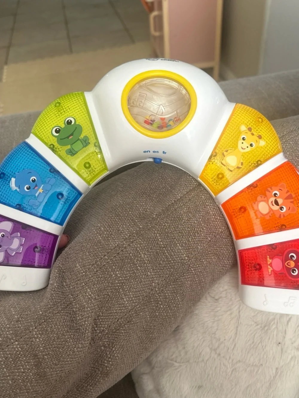 Baby Einstein Tummy Time Toy Animal Musical Arch Multicolor